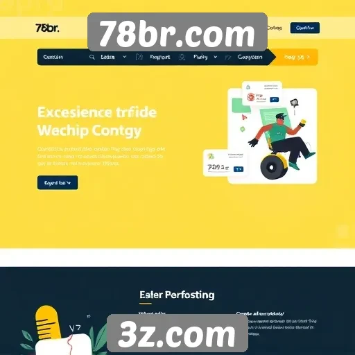 Acessibilidade e design do site 78br.com