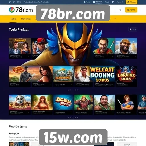 Inovações tecnológicas no site de jogos 78br.com