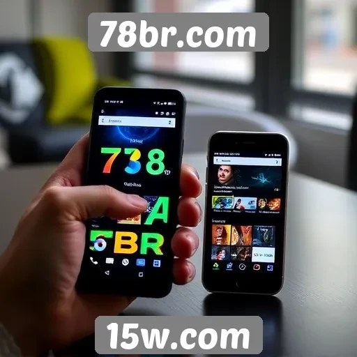 Experiência do usuário no 78br.com em dispositivos móveis